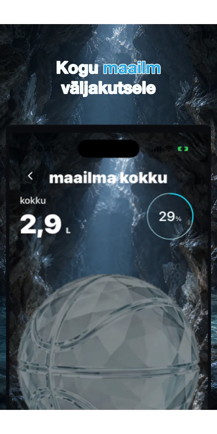 Aqualia collection screenshot showing unlocked crystal items