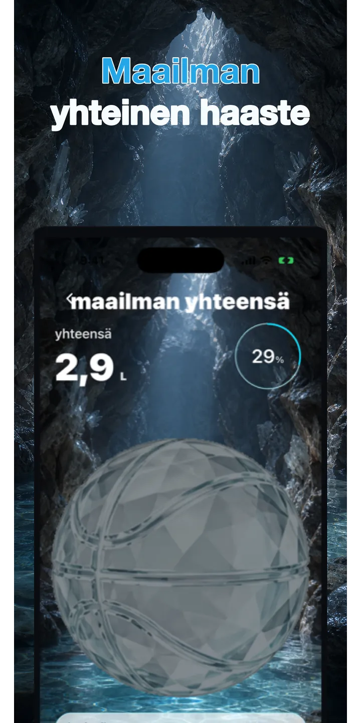 Aqualia collection screenshot showing unlocked crystal items