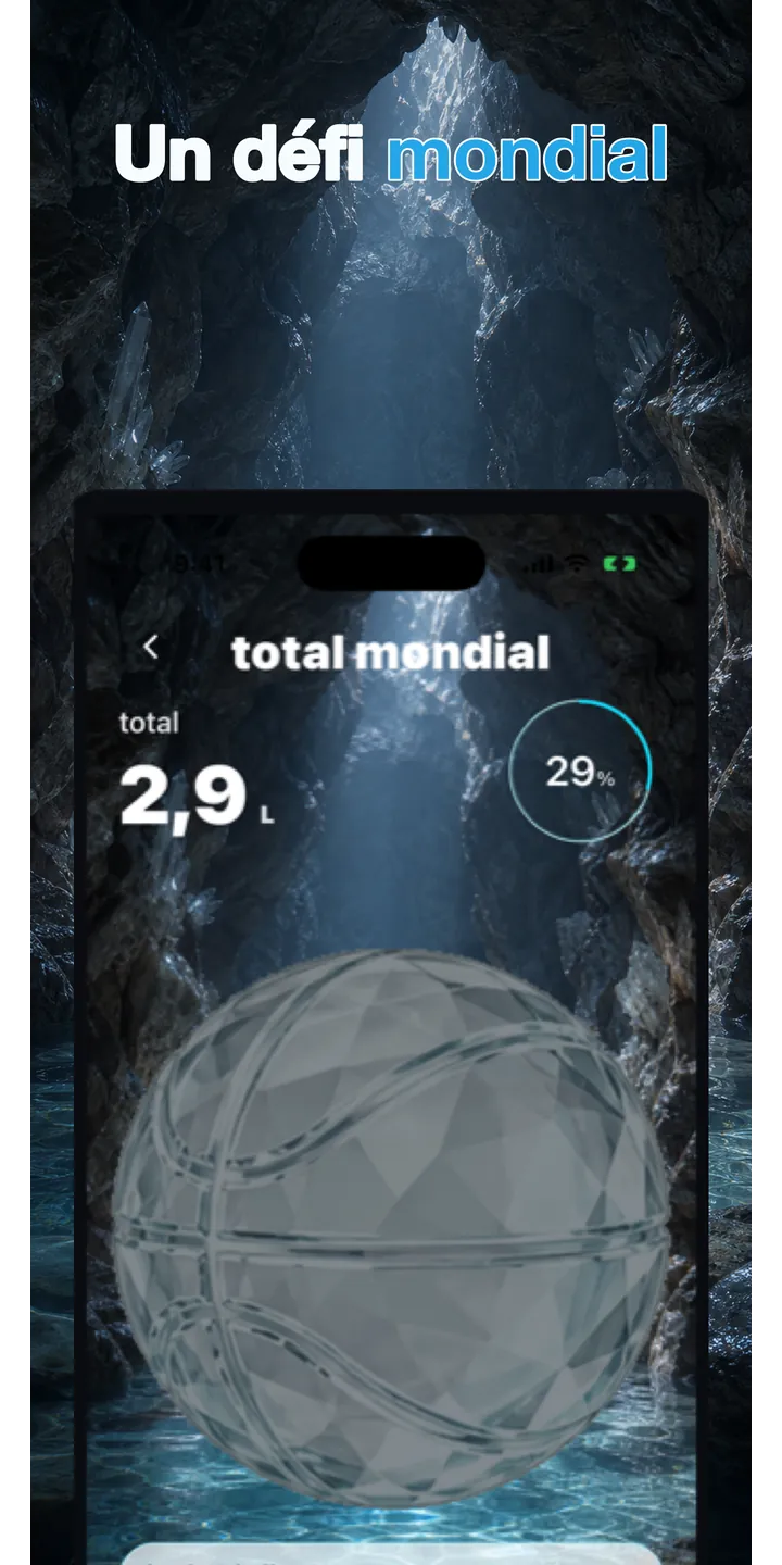 Aqualia collection screenshot showing unlocked crystal items