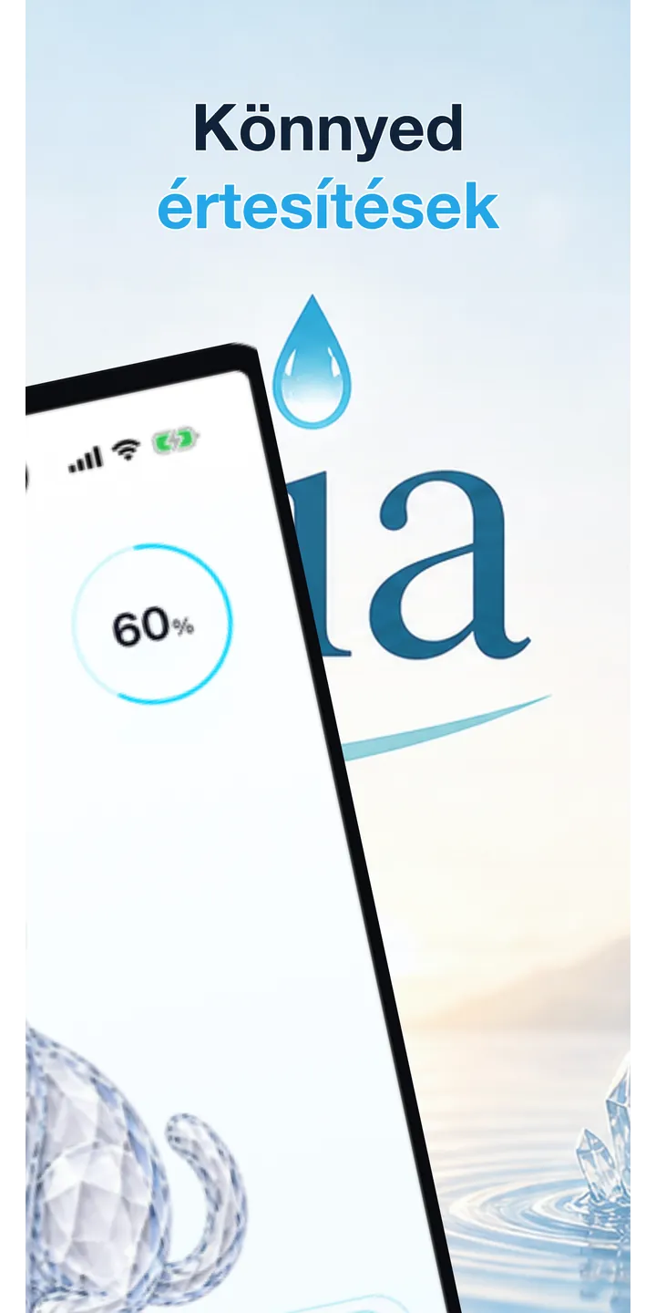 Aqualia reminder plan screenshot showing the next suggested drink and timeline