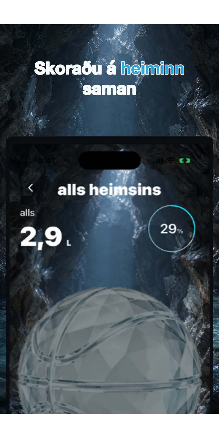 Aqualia collection screenshot showing unlocked crystal items