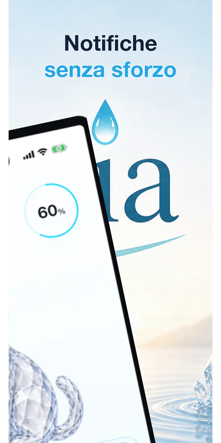 Aqualia reminder plan screenshot showing the next suggested drink and timeline