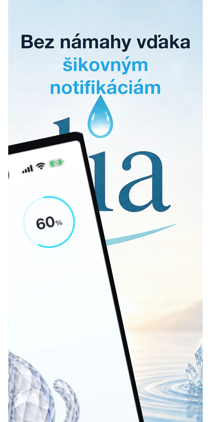 Aqualia reminder plan screenshot showing the next suggested drink and timeline