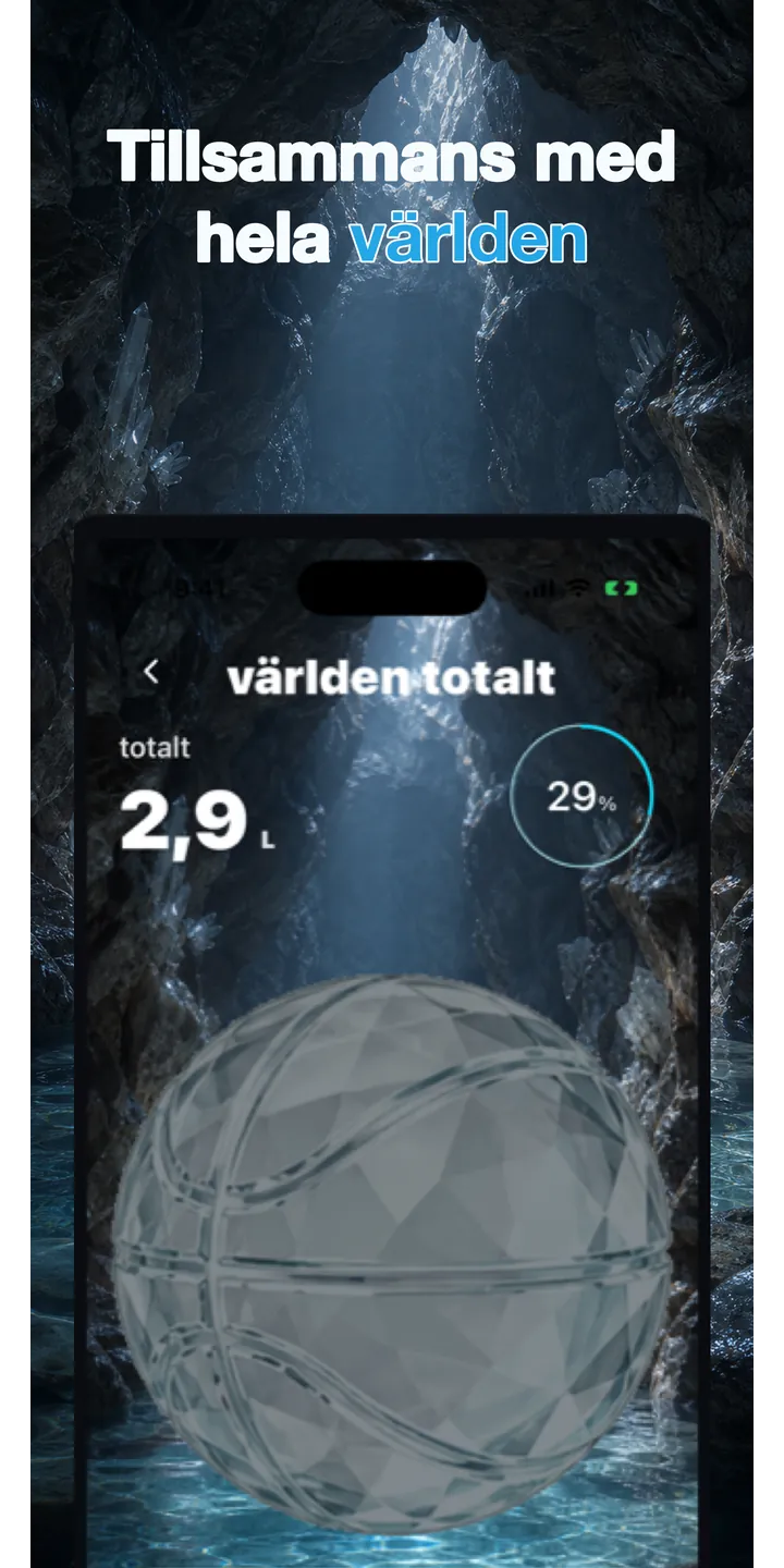 Aqualia collection screenshot showing unlocked crystal items