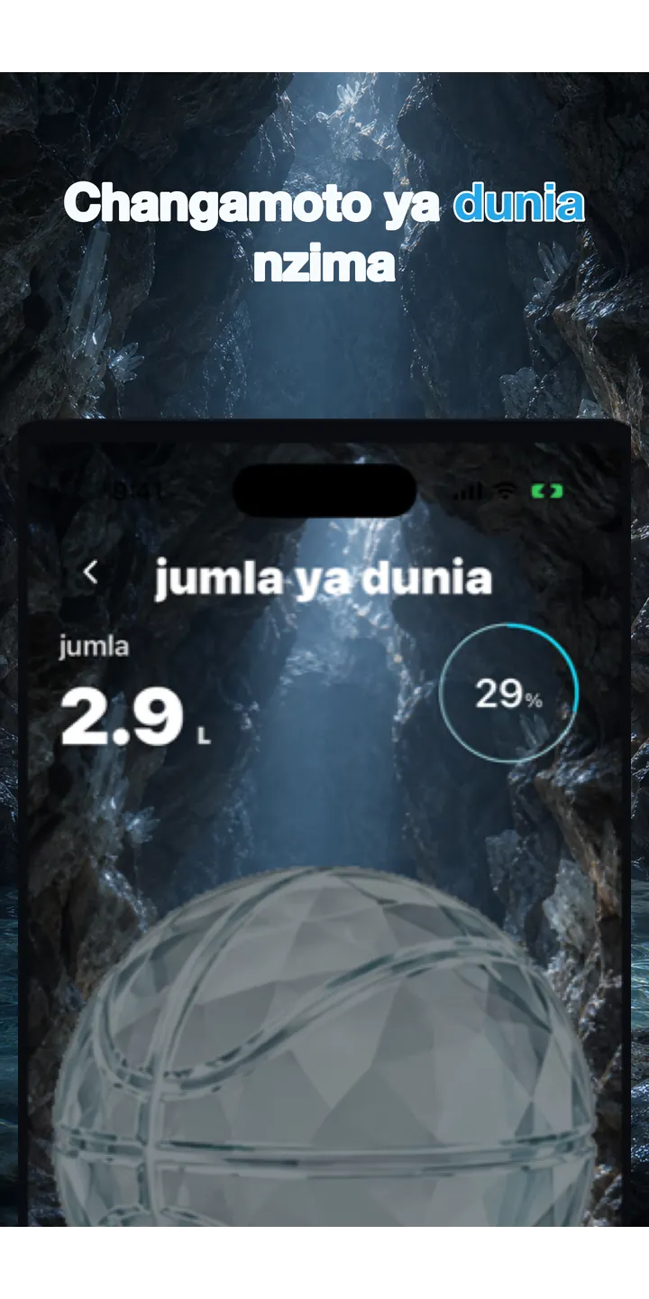 Aqualia collection screenshot showing unlocked crystal items