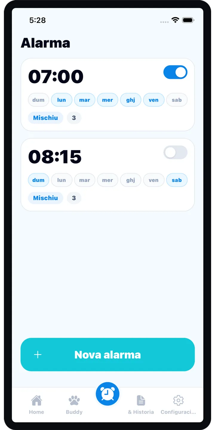 BrainUp quick math mission screenshot showing the wake-up brain training flow