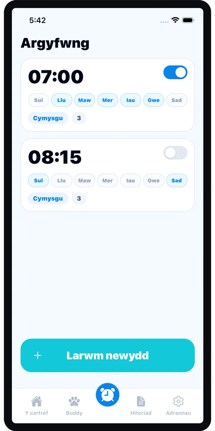 BrainUp quick math mission screenshot showing the wake-up brain training flow
