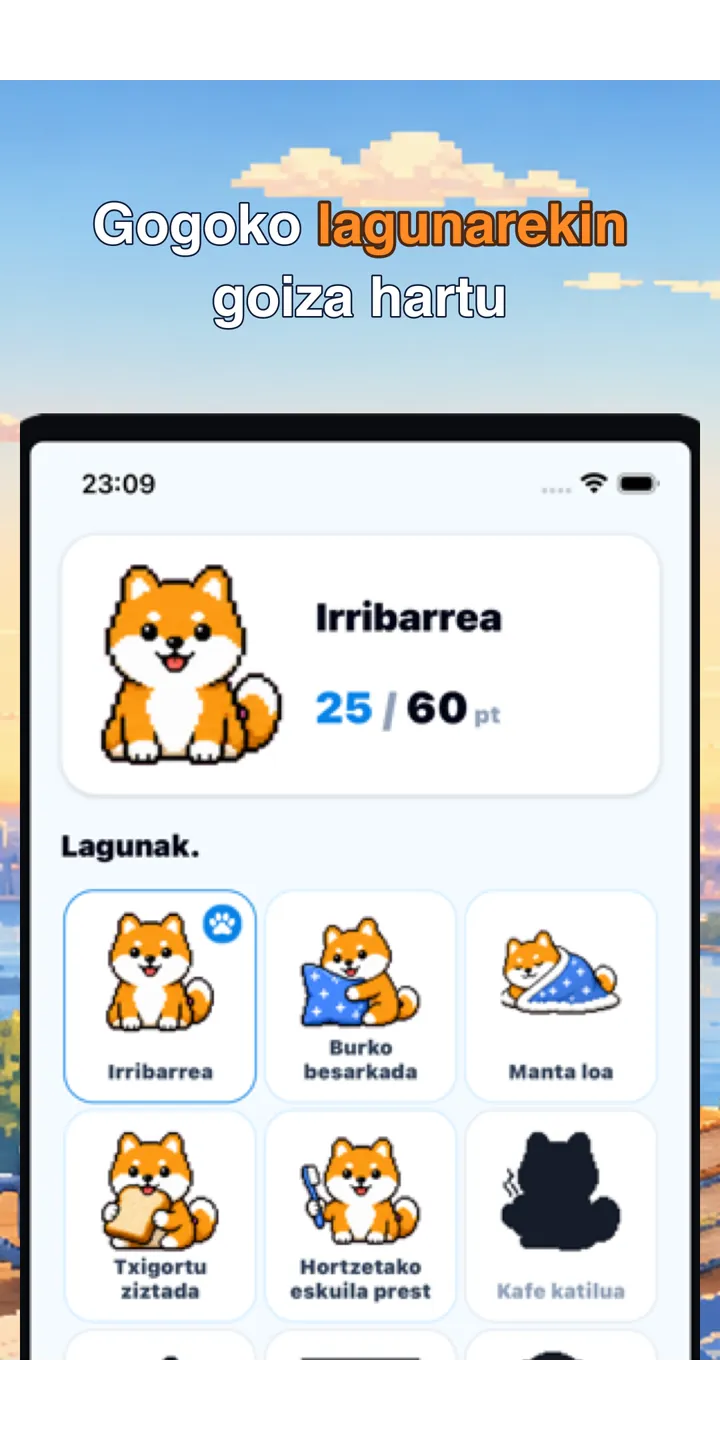 BrainUp share editor screenshot showing a styled result card ready to share