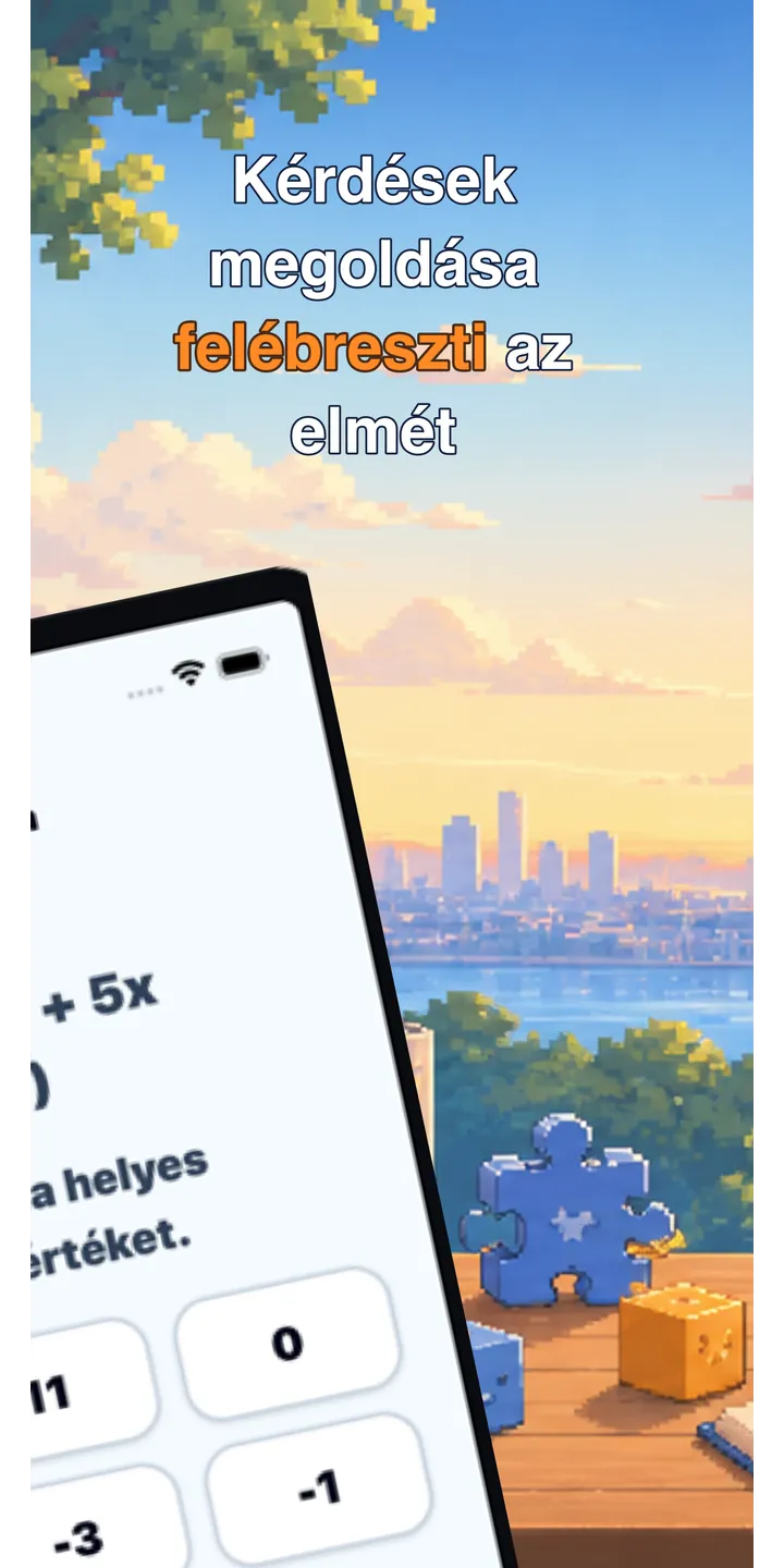 BrainUp quick math mission screenshot showing the wake-up brain training flow