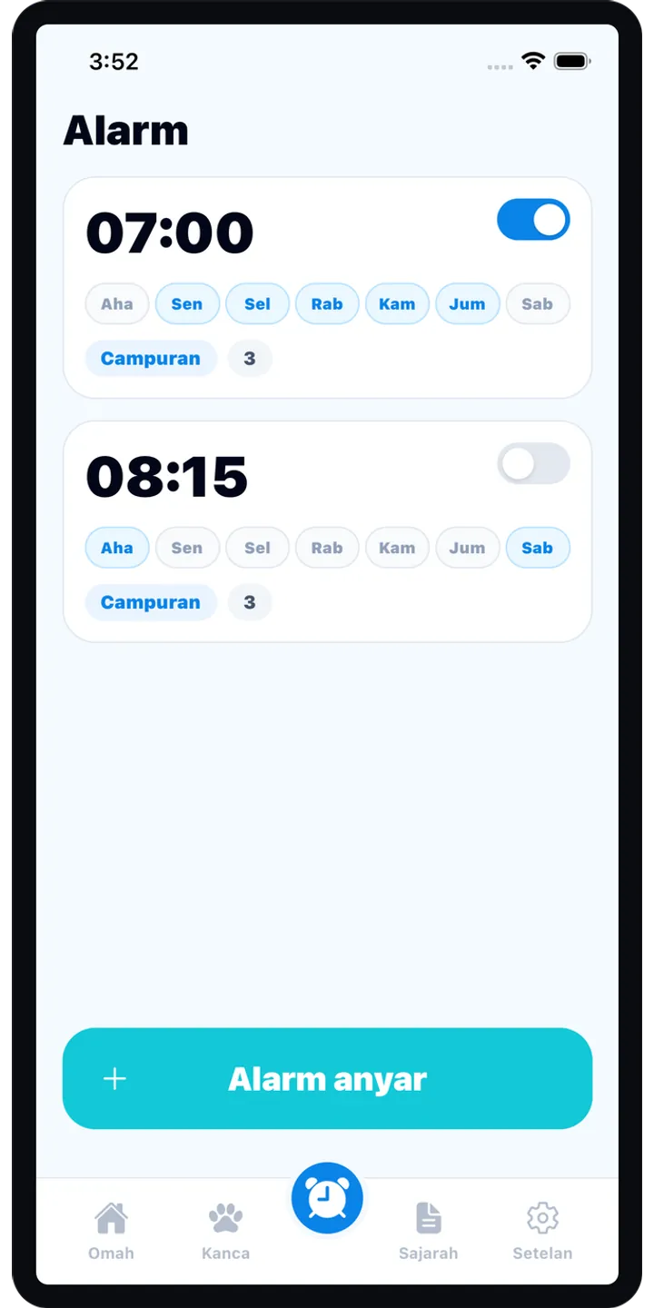 BrainUp quick math mission screenshot showing the wake-up brain training flow