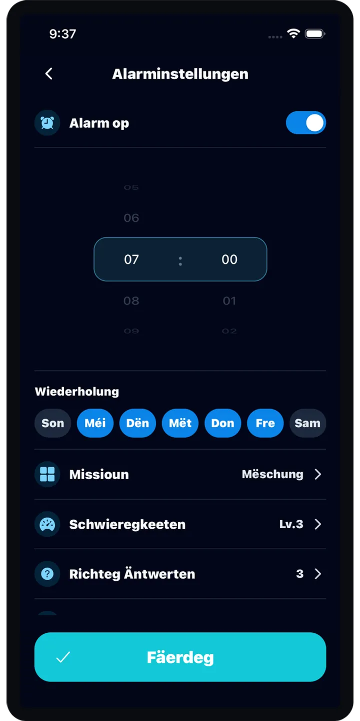 BrainUp morning result screenshot showing the brain boot score and shiba stamp reward