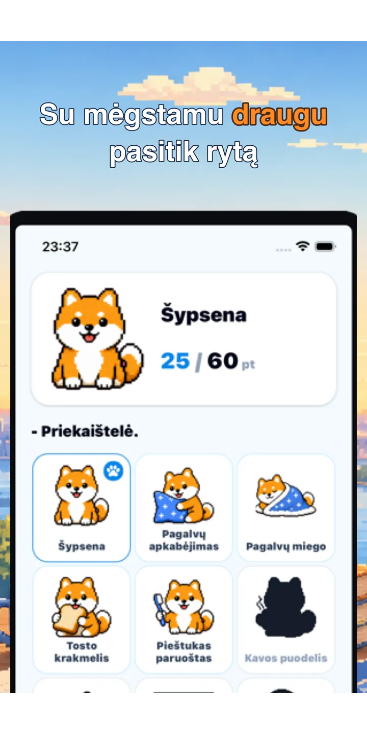 BrainUp share editor screenshot showing a styled result card ready to share