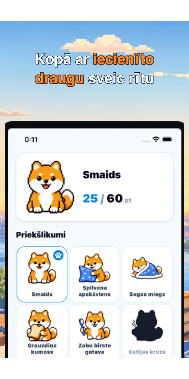 BrainUp share editor screenshot showing a styled result card ready to share