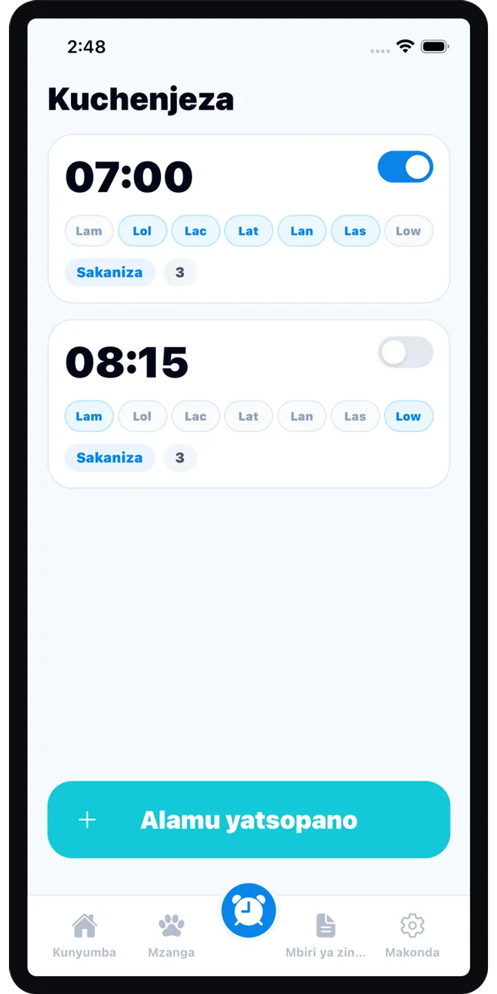 BrainUp quick math mission screenshot showing the wake-up brain training flow