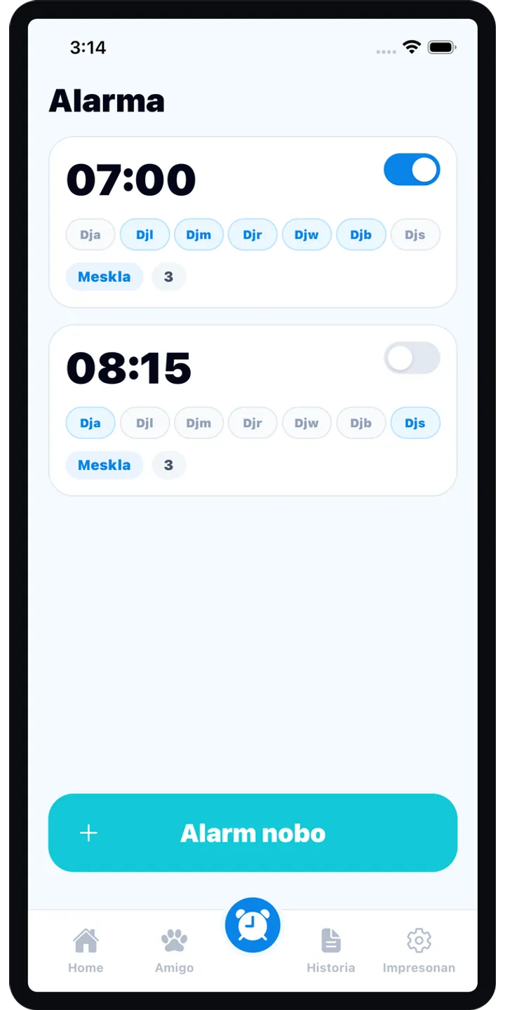BrainUp quick math mission screenshot showing the wake-up brain training flow
