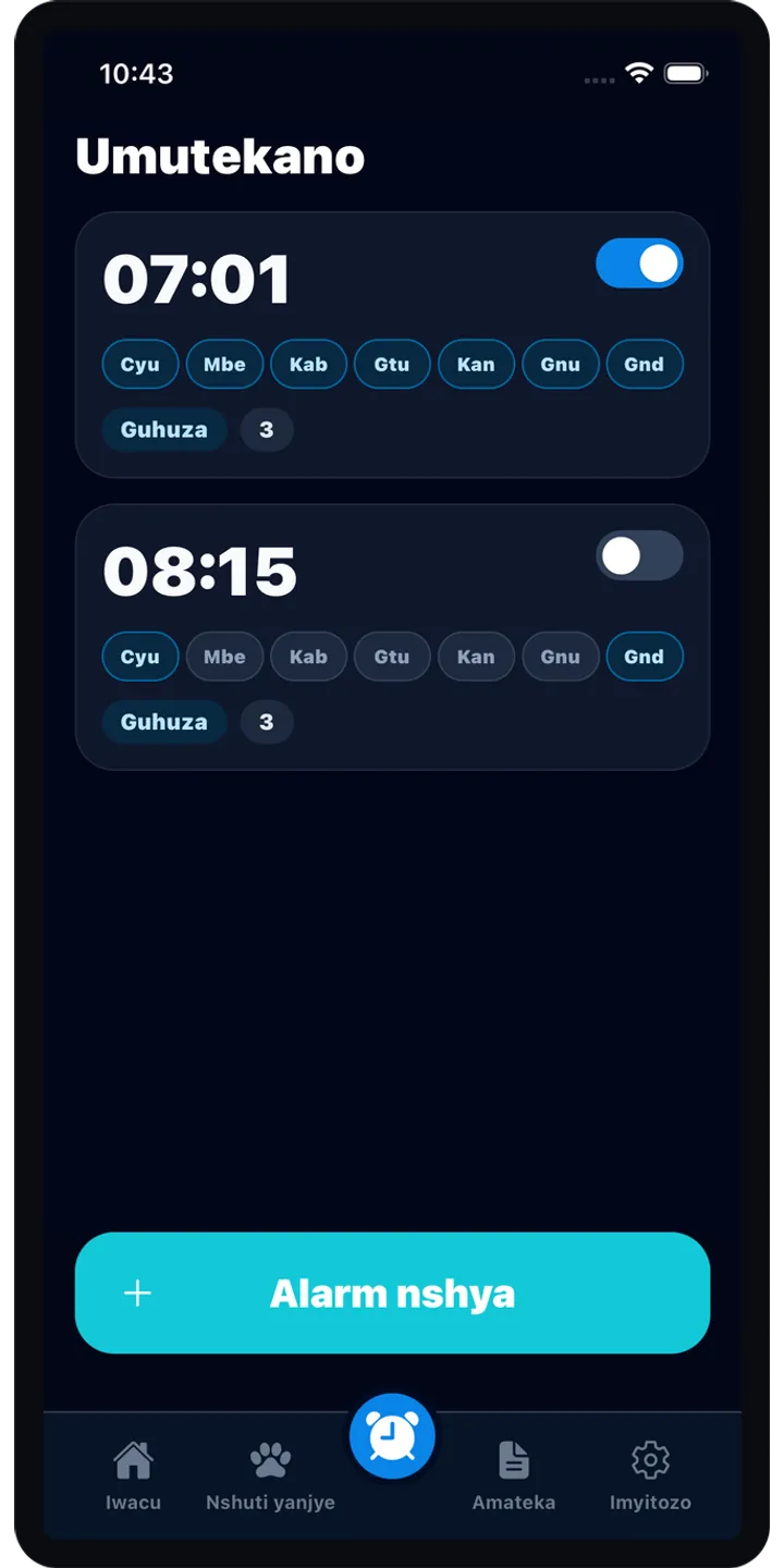 BrainUp quick math mission screenshot showing the wake-up brain training flow