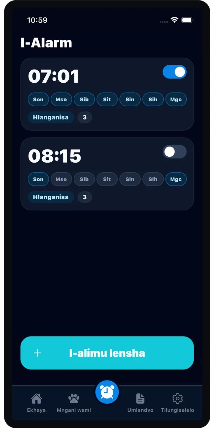BrainUp quick math mission screenshot showing the wake-up brain training flow