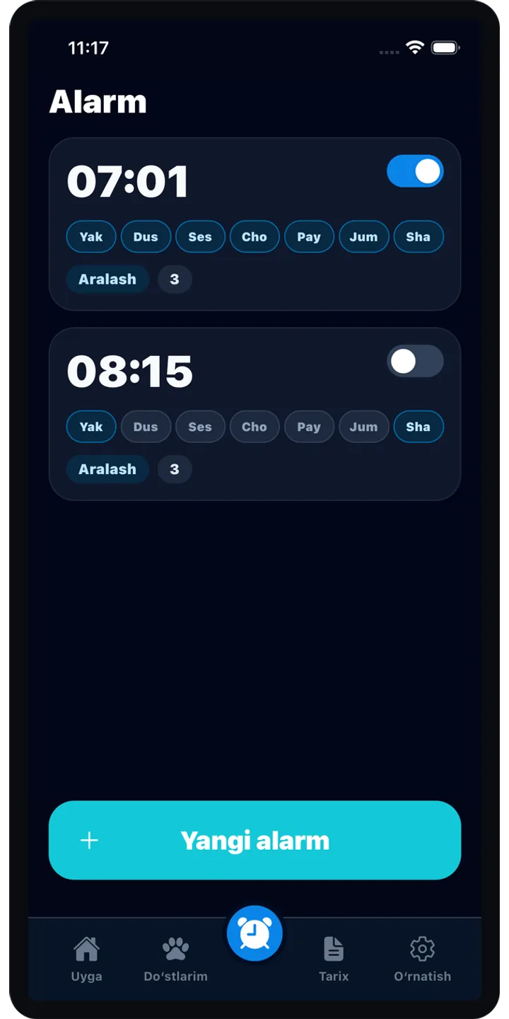 BrainUp quick math mission screenshot showing the wake-up brain training flow