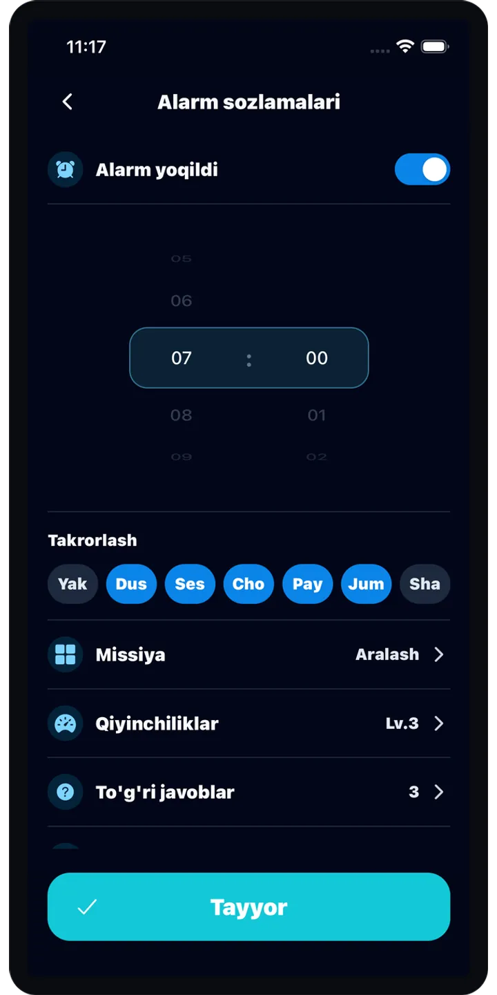 BrainUp morning result screenshot showing the brain boot score and shiba stamp reward