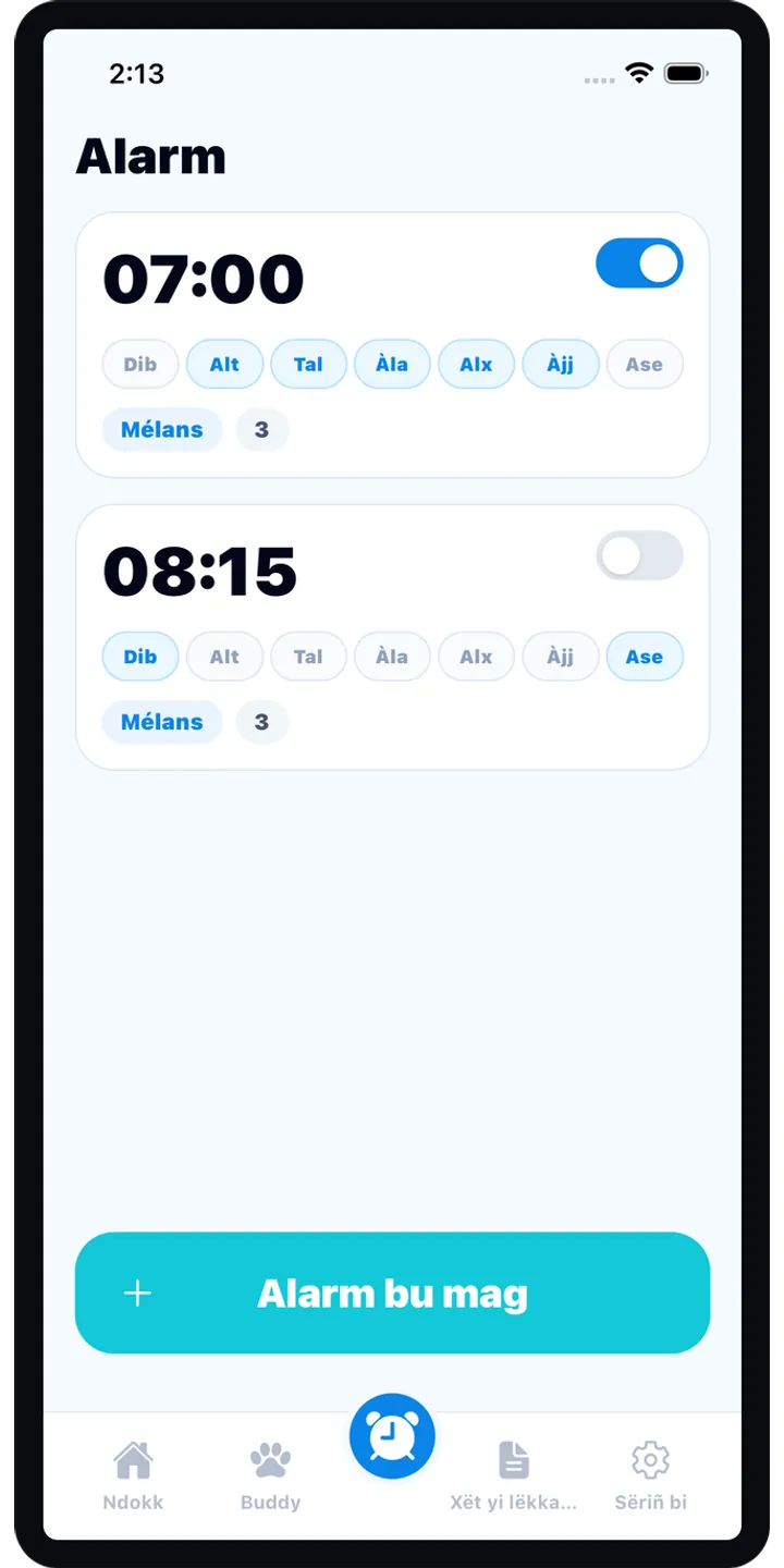 BrainUp quick math mission screenshot showing the wake-up brain training flow