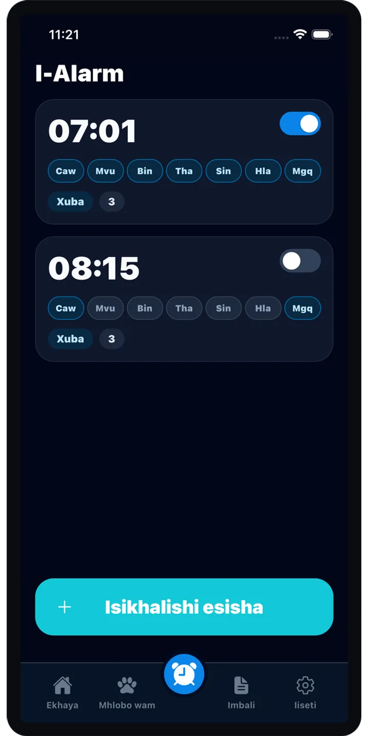 BrainUp quick math mission screenshot showing the wake-up brain training flow
