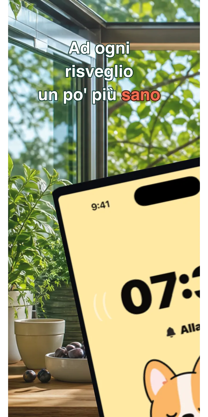 HealthUp home screen screenshot showing the next alarm and morning overview