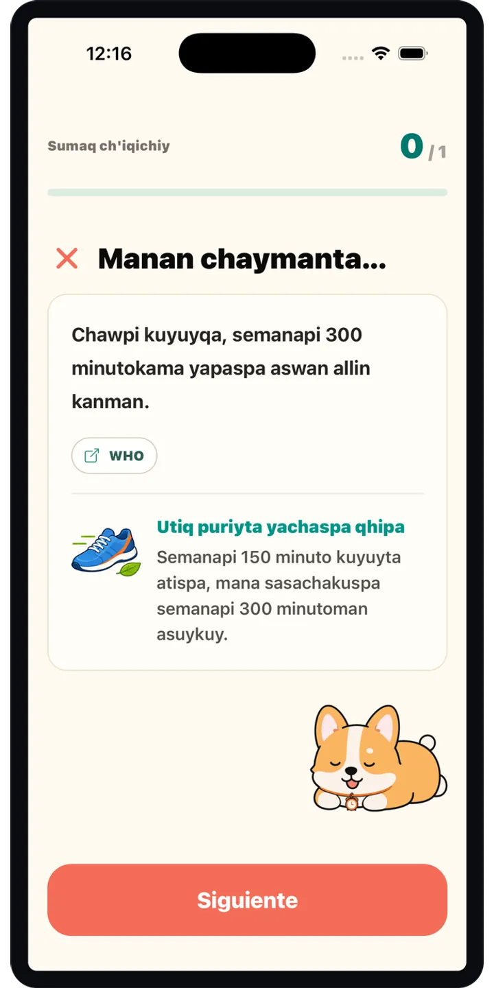 HealthUp share editor screenshot showing a styled result card ready to share