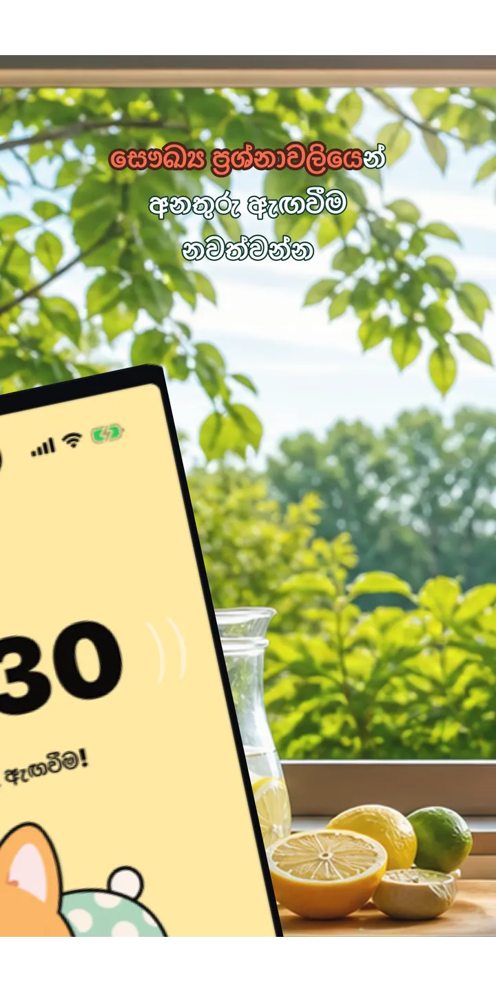 HealthUp morning quiz screenshot showing the wake-up health question flow