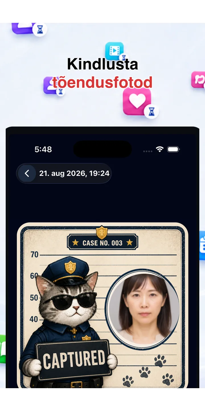 Officer Meow history screen showing focus activity over time