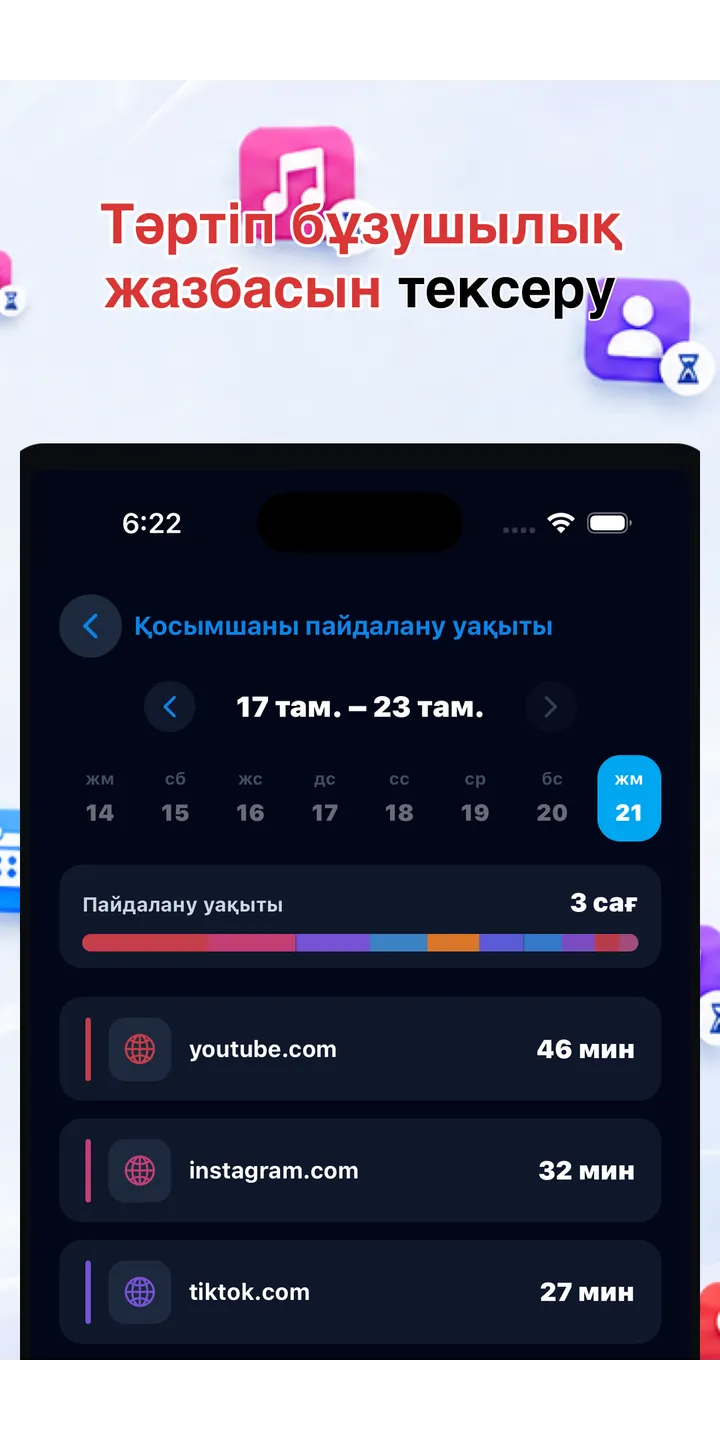 Officer Meow statistics screen showing focus trends