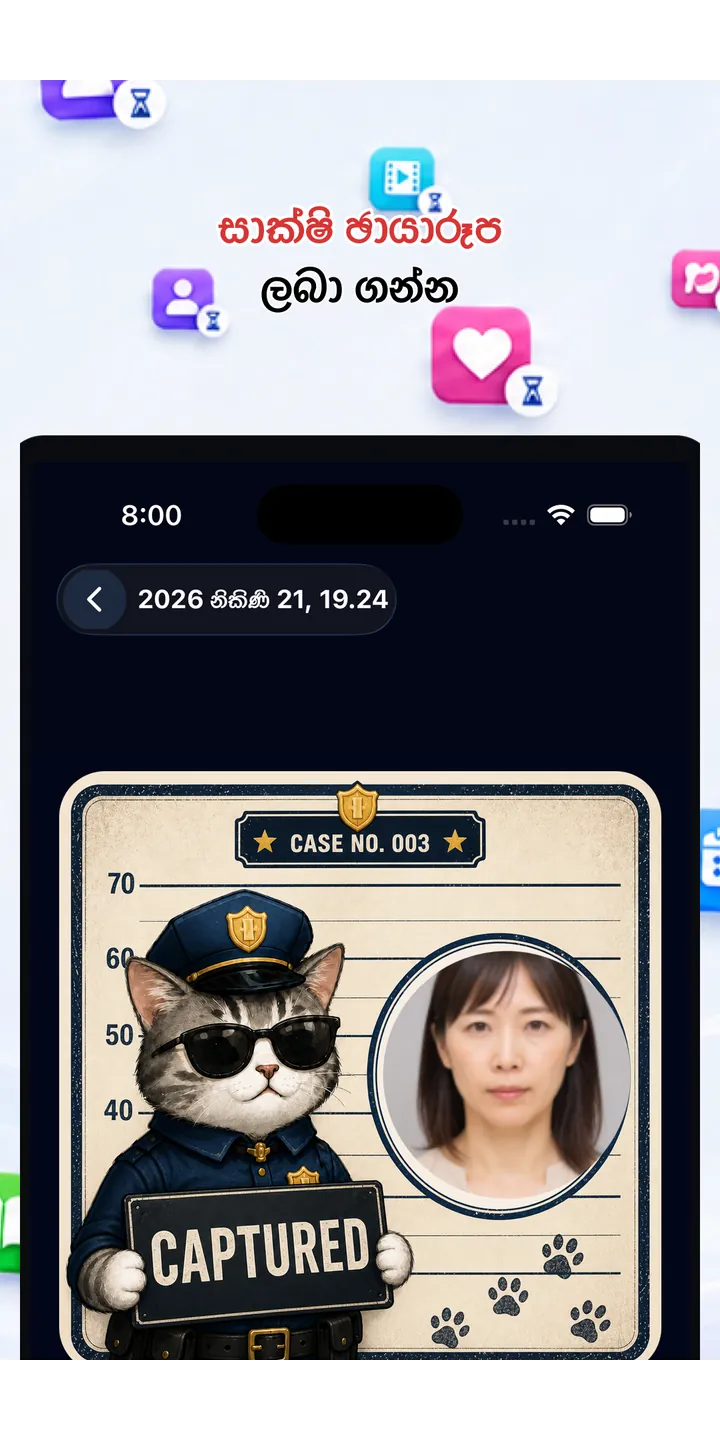 Officer Meow history screen showing focus activity over time