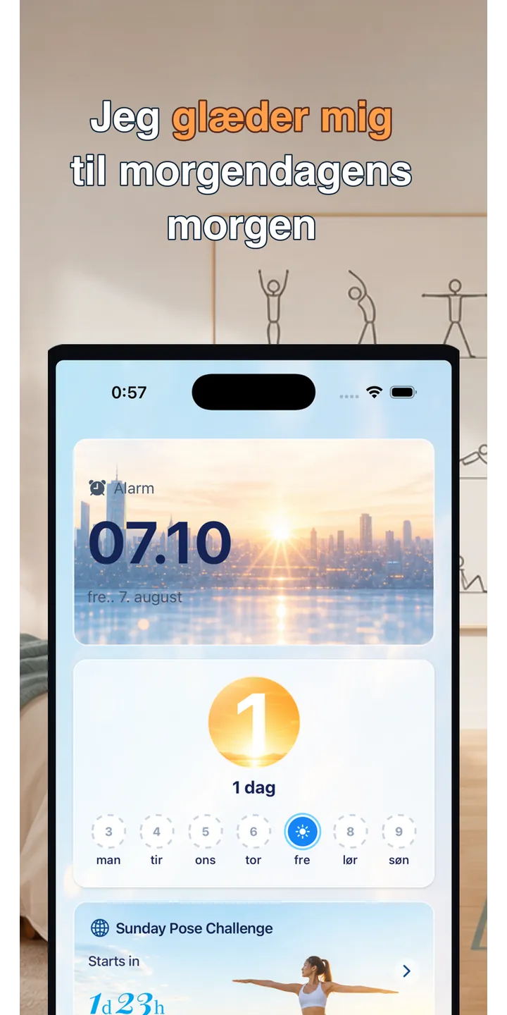PoseUp history screenshot showing saved morning scores and records