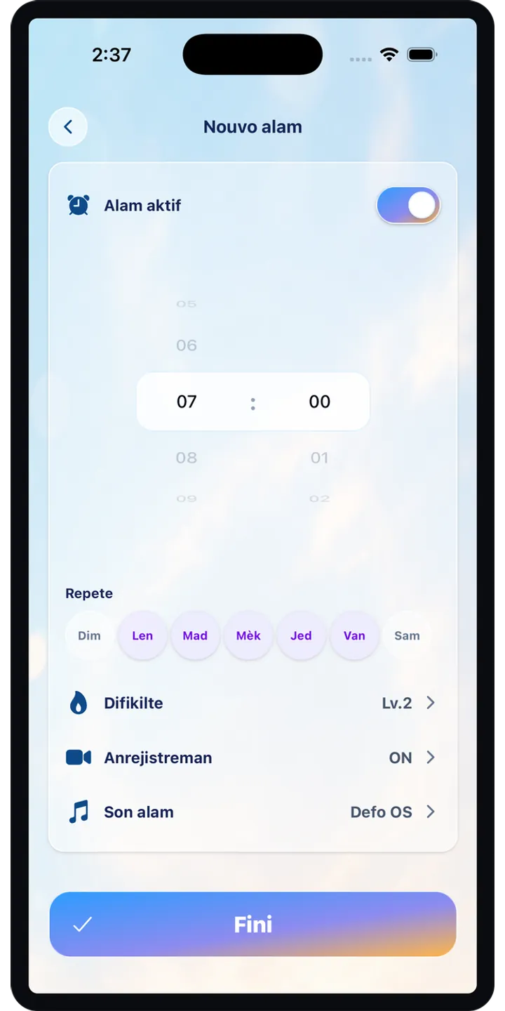 PoseUp history screenshot showing saved morning scores and records