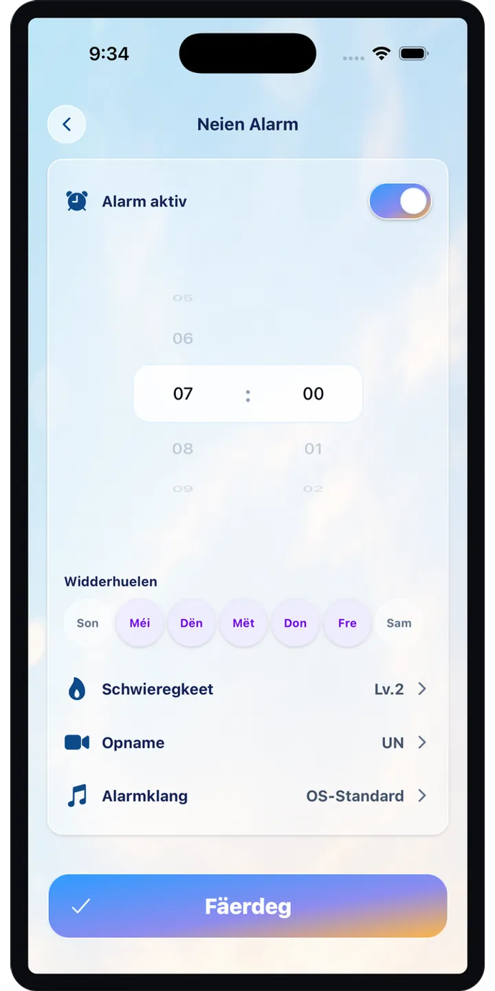 PoseUp history screenshot showing saved morning scores and records