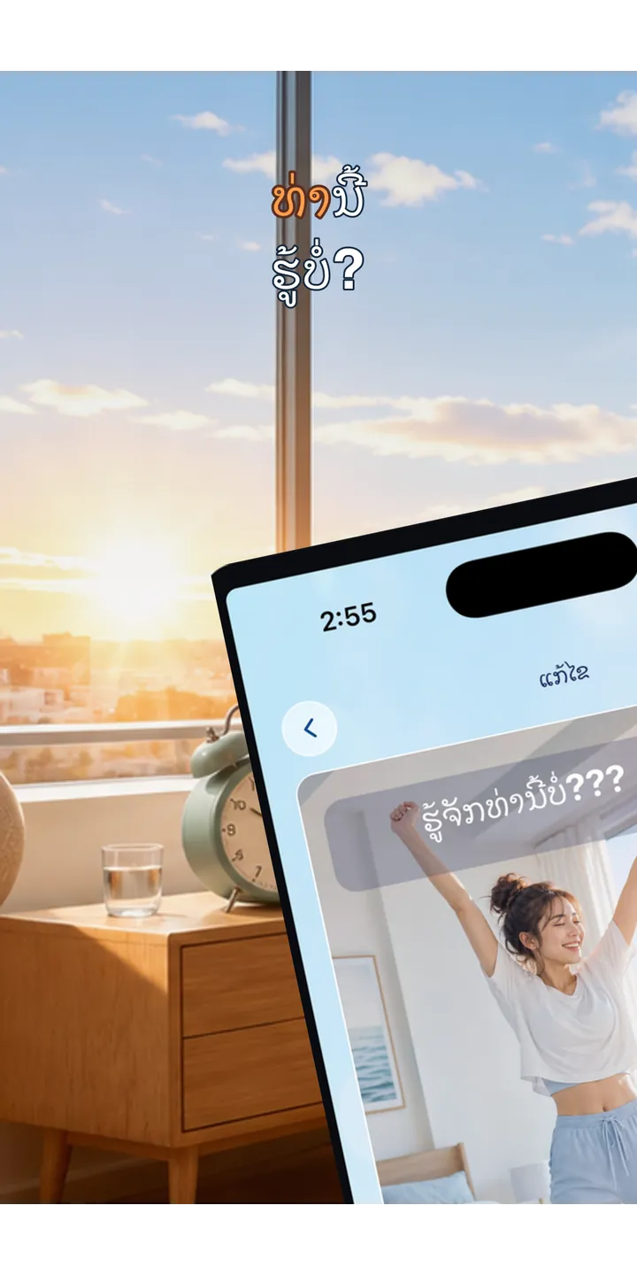 PoseUp home screen screenshot showing the wake-up challenge overview