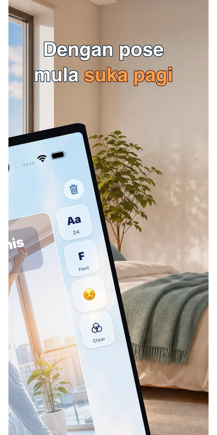 PoseUp alarm setup screenshot showing pose-based alarm details