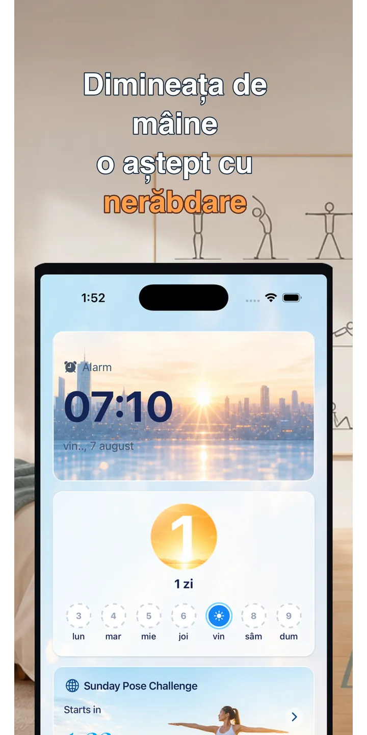 PoseUp history screenshot showing saved morning scores and records