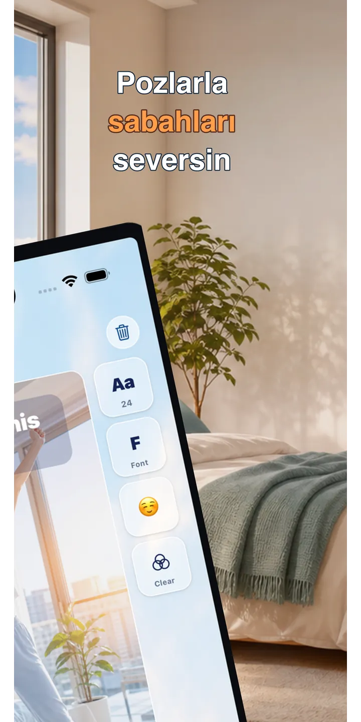 PoseUp alarm setup screenshot showing pose-based alarm details