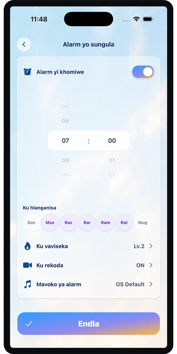 PoseUp history screenshot showing saved morning scores and records