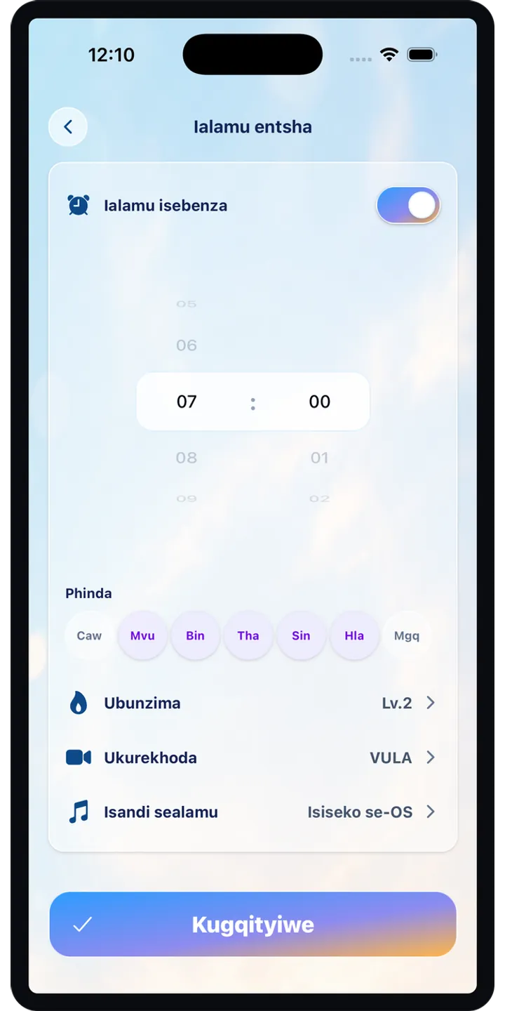 PoseUp share editor screenshot showing social-ready morning content