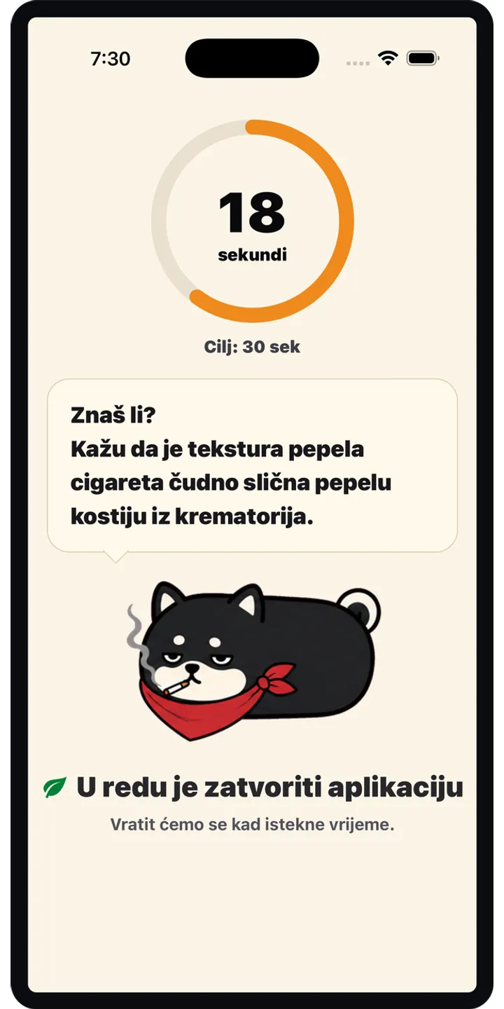 Shiballet report screen screenshot showing weekly held-seconds and share card