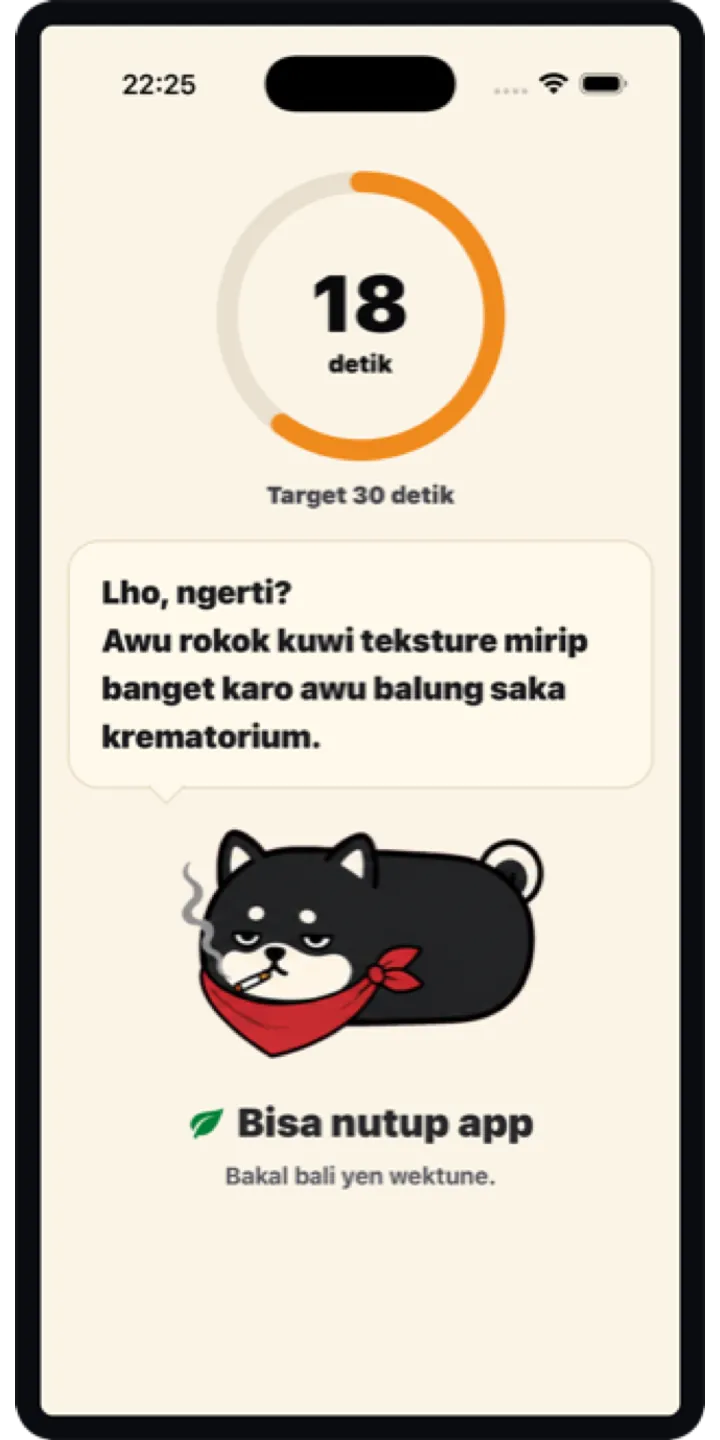 Shiballet report screen screenshot showing weekly held-seconds and share card