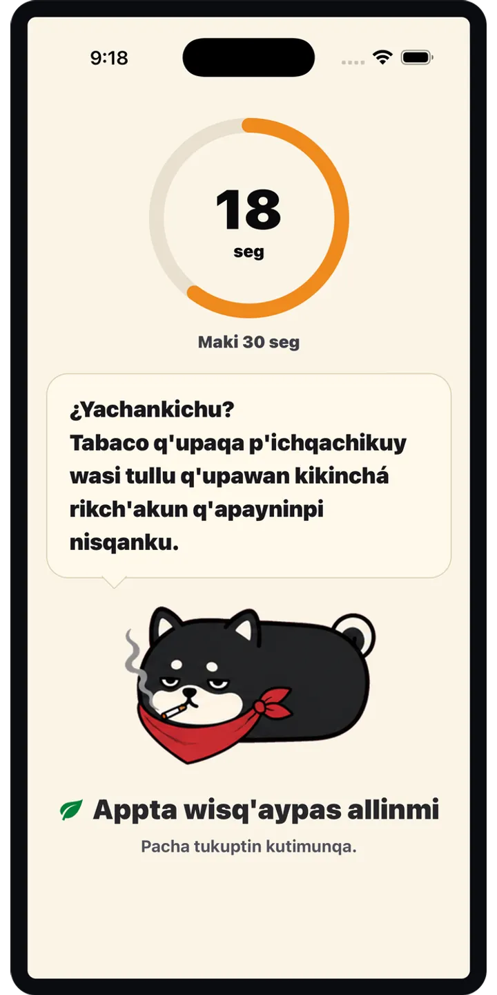 Shiballet report screen screenshot showing weekly held-seconds and share card