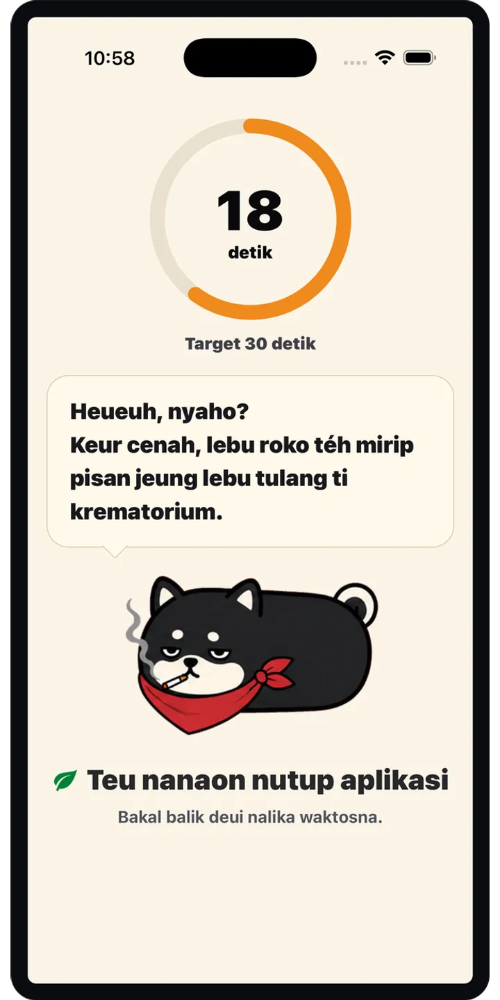 Shiballet report screen screenshot showing weekly held-seconds and share card
